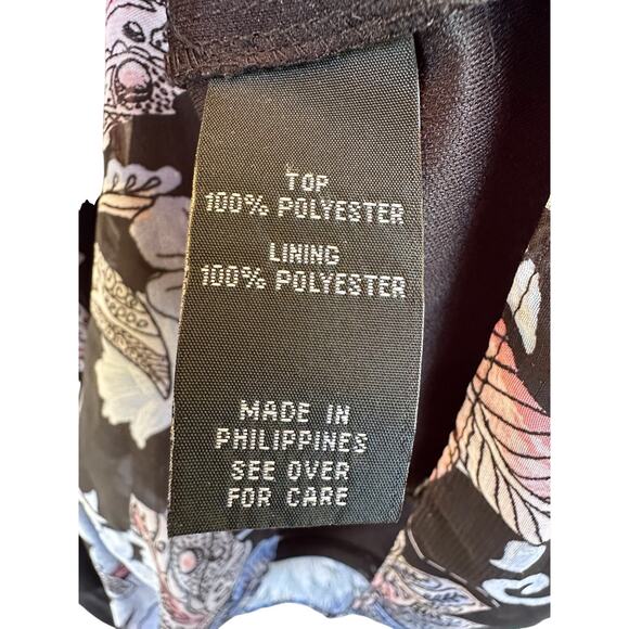 Floral Smocked Blouse Sz M Bell Sleeve Coquette Flowy Boho Feminine Peasant Art - Picture 10 of 14